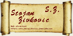 Stojan Živković vizit kartica